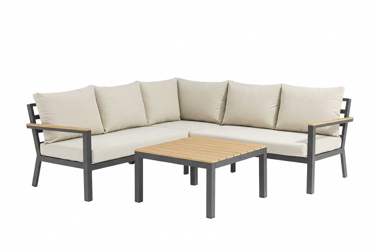 Nova - Heidi Corner Sofa Lounging Set with Square Coffee Table