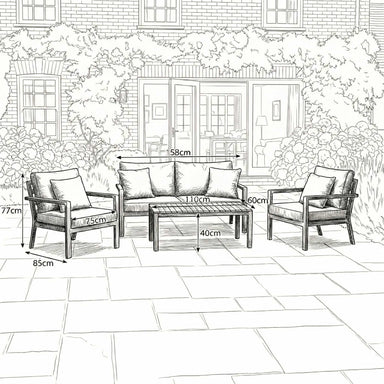 Nova Eleanor side table outdoor