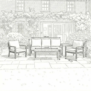 Nova Eleanor side table outdoor