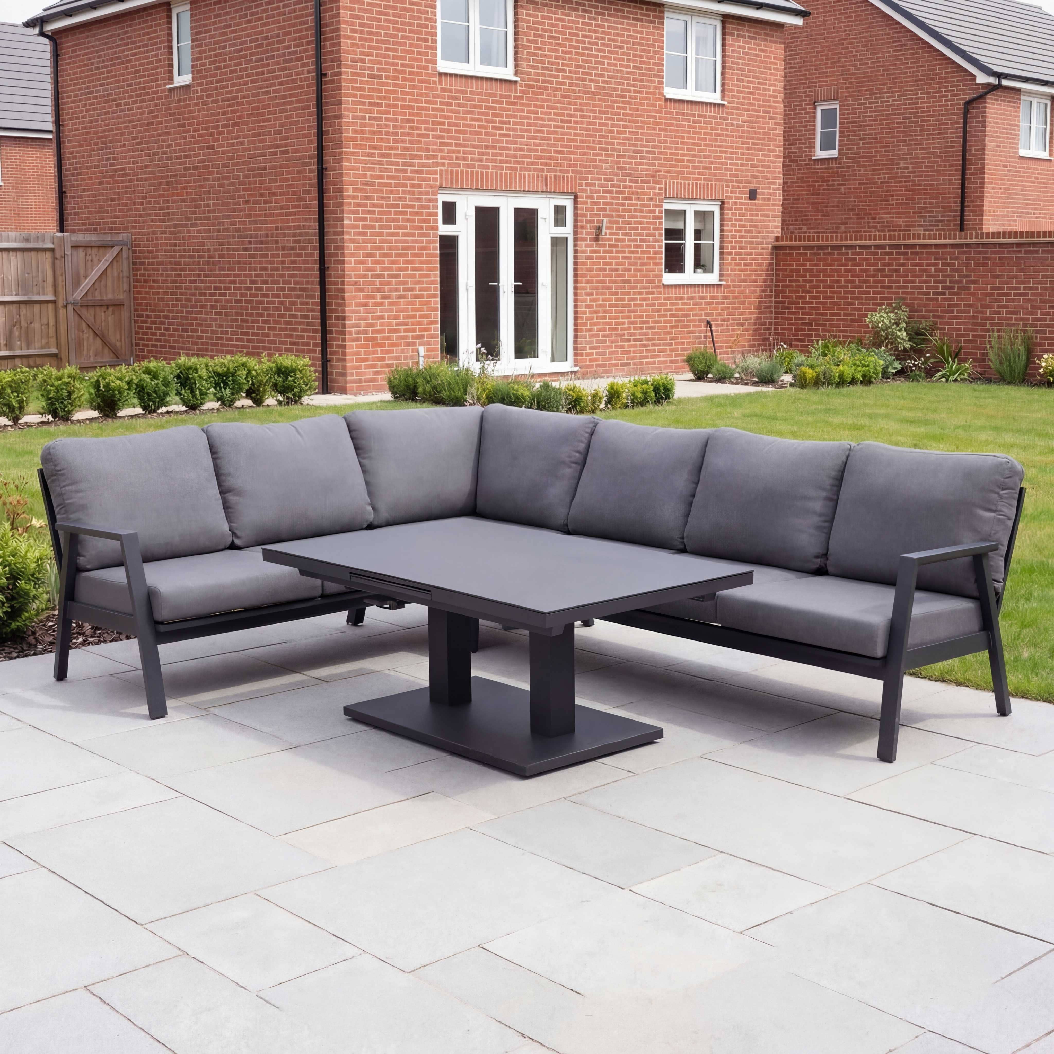 Nova - Phoenix L-Shaped Corner Sofa Lounge Dining Set