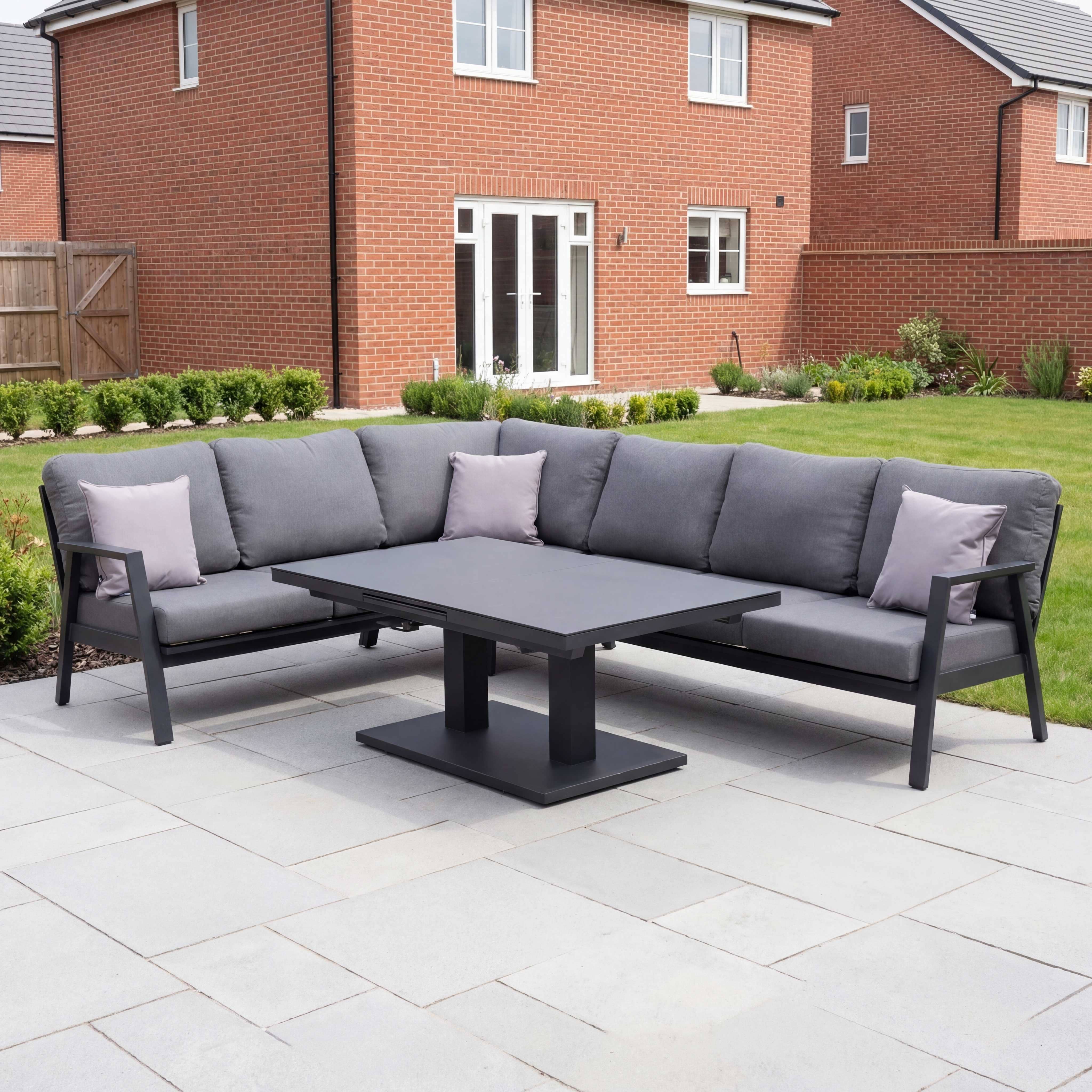 Nova - Phoenix L-Shaped Corner Sofa Lounge Dining Set