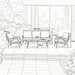 Nova outdoor furniture detail cushions