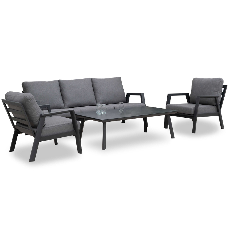 Nova - Phoenix 3 Seater Sofa Lounging Set with Rectangular Coffee Table
