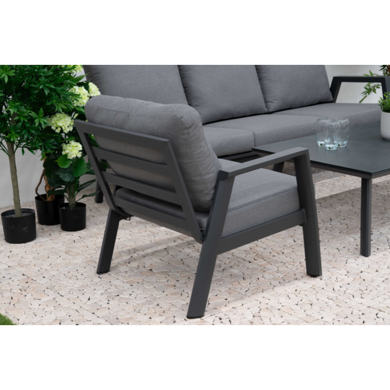 Nova - Phoenix 3 Seater Sofa Lounging Set with Rectangular Coffee Table