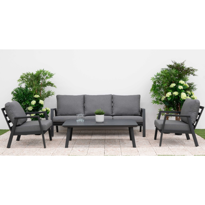 Nova - Phoenix 3 Seater Sofa Lounging Set with Rectangular Coffee Table