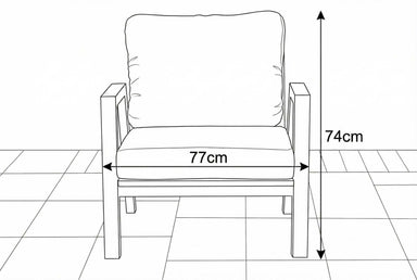 Nova outdoor furniture detail cushions