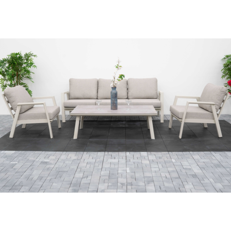 Nova - Phoenix 3 Seater Sofa Lounging Set with Rectangular Coffee Table