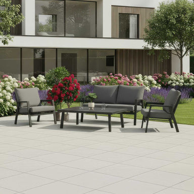 Nova outdoor seating set garden layout