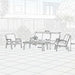 Nova outdoor seating set garden layout