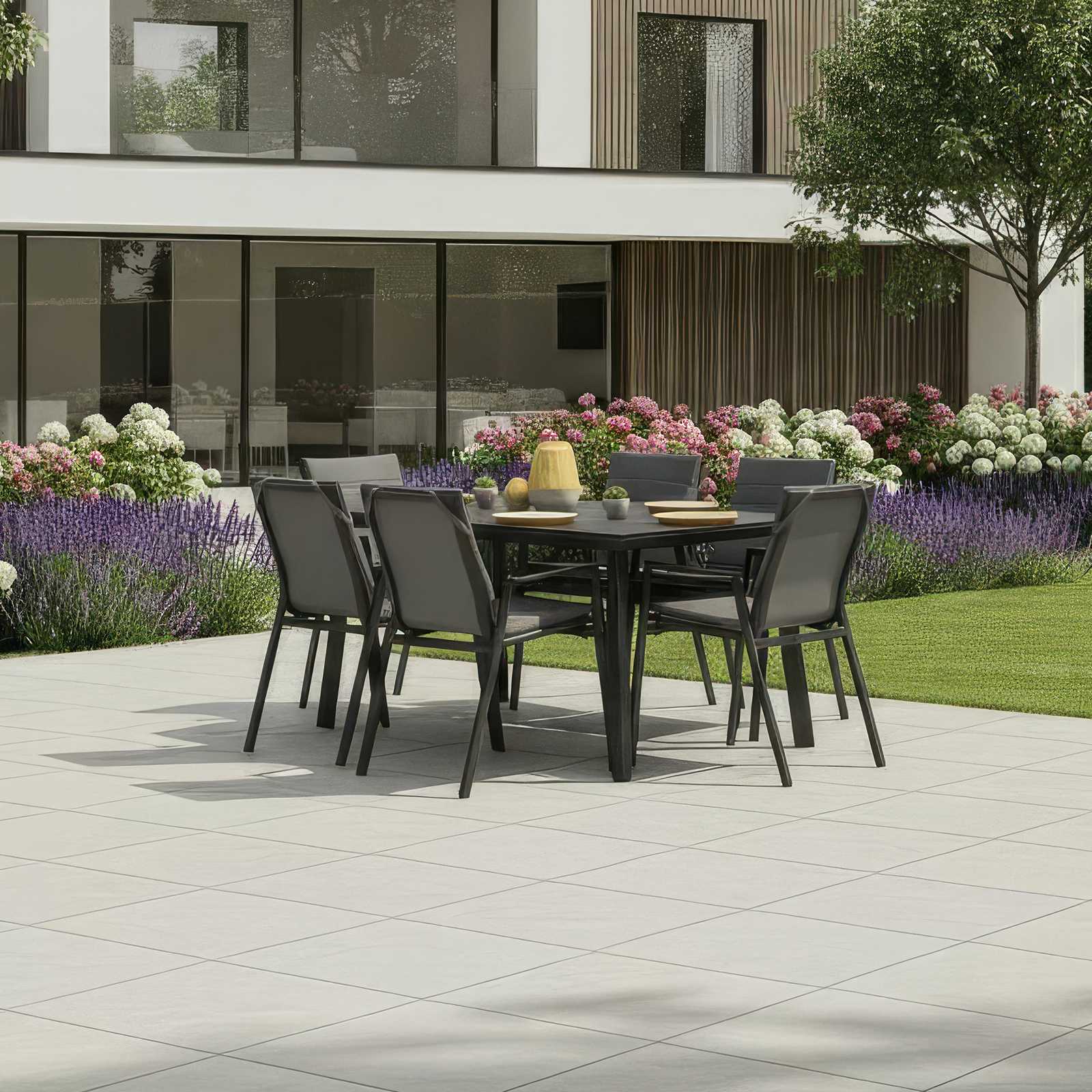 Nova outdoor seating set garden layout