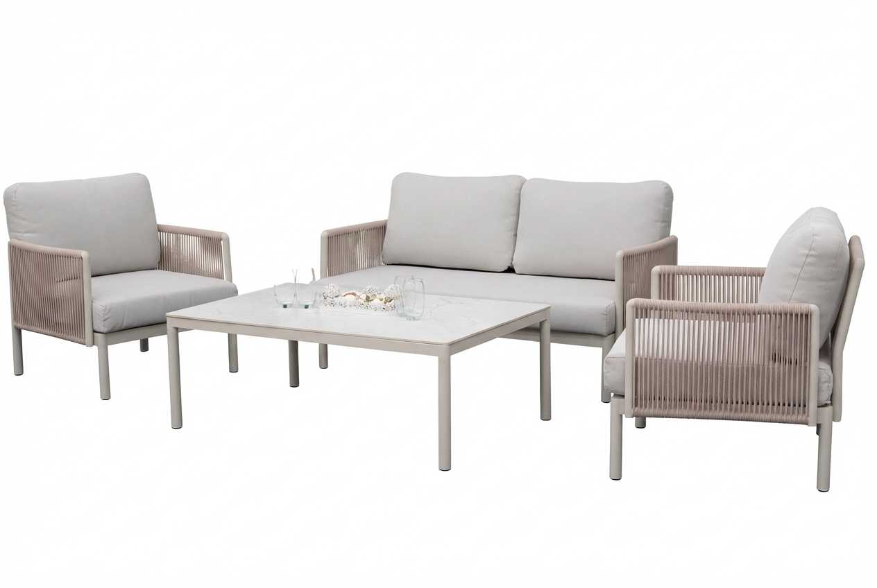 Nova outdoor seating set garden layout