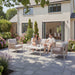 Nova outdoor seating set garden layout
