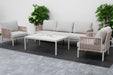 Nova outdoor seating set garden layout