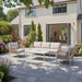 Nova outdoor seating set garden layout