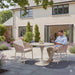 Nova outdoor furniture set garden seating layout