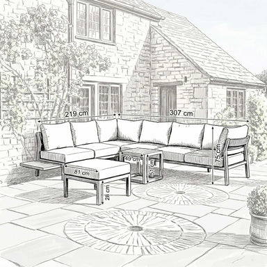Nova outdoor seating set main product