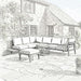 Nova outdoor seating set main product