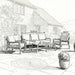 Nova outdoor seating set main product