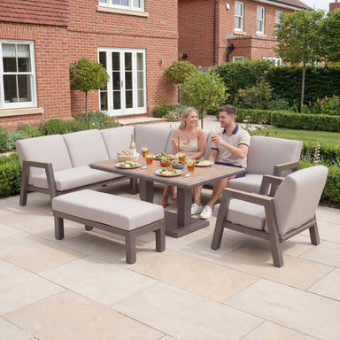 Nova outdoor furniture set seating layout