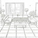 Nova outdoor sofa set side angle