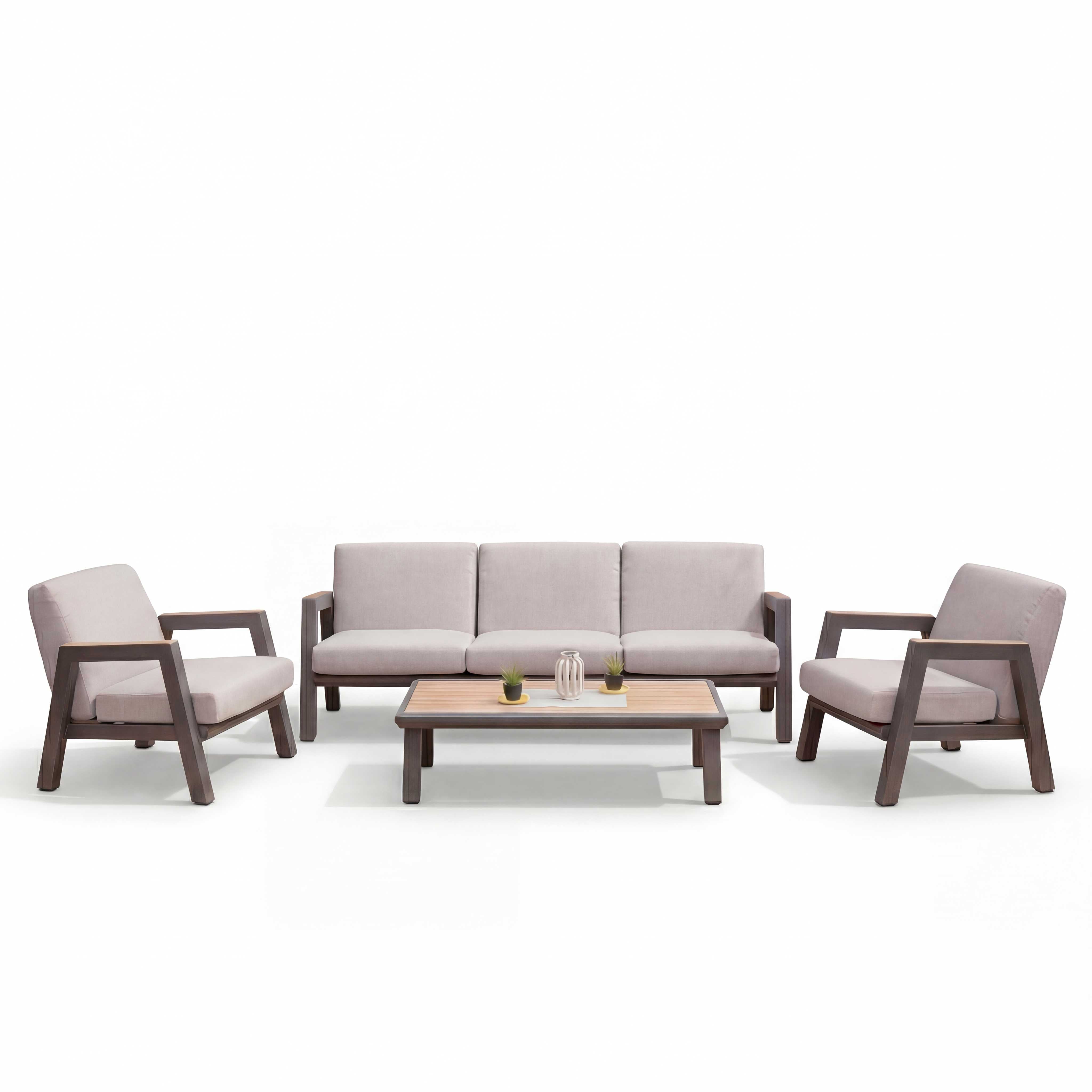 Nova outdoor sofa set detail view