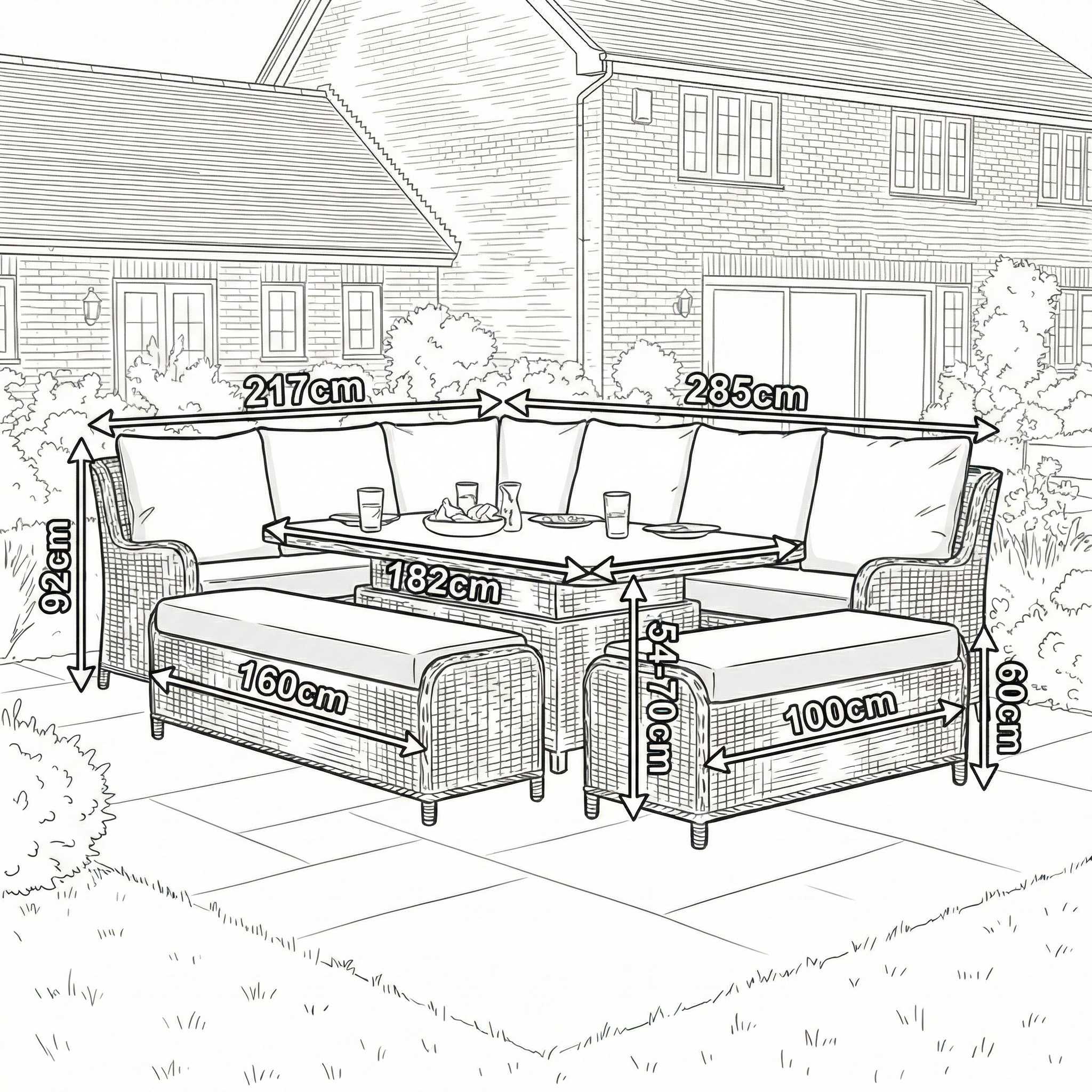 Nova outdoor furniture detail shot
