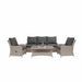 Nova garden sofa set angled view
