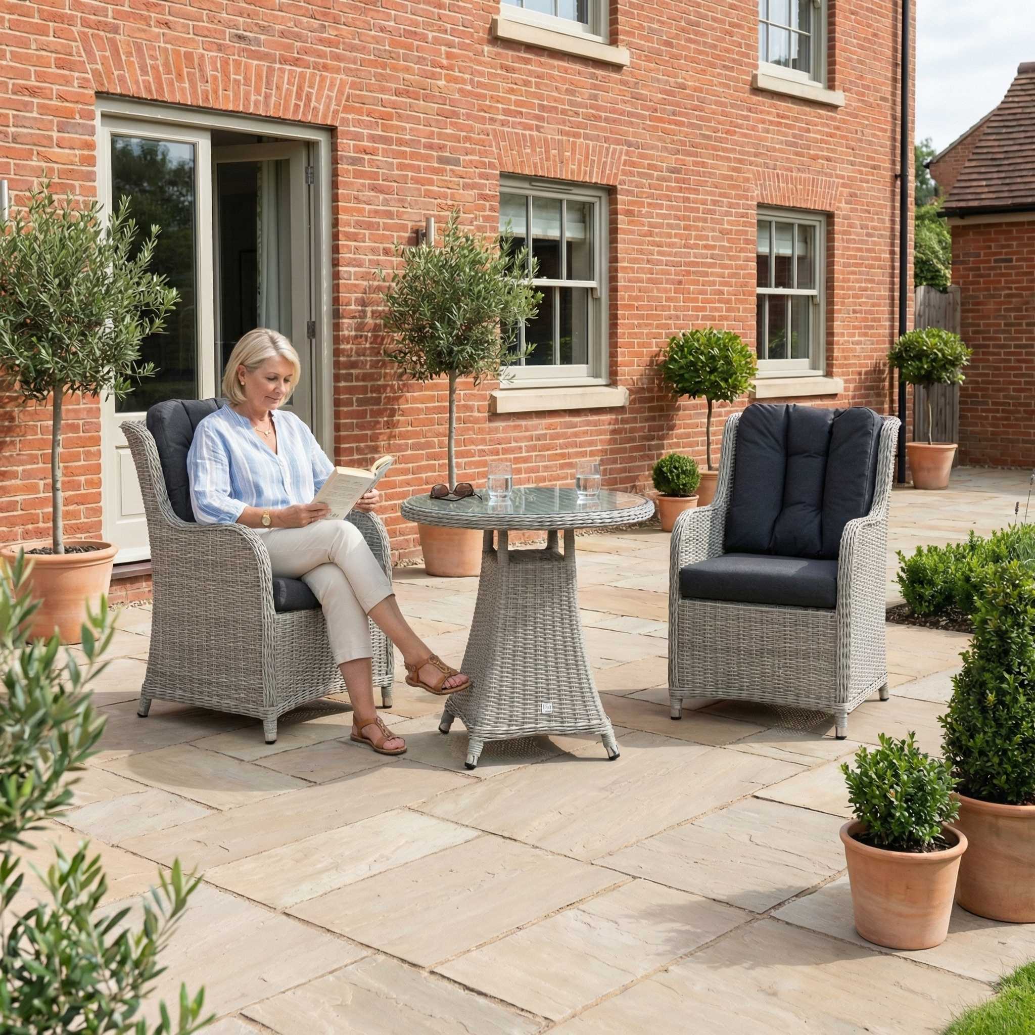 Nova garden furniture detail close up