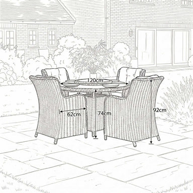 Nova outdoor seating set garden