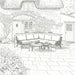 Nova outdoor furniture set garden seating layout