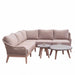 Nova garden seating set side angle