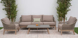Nova outdoor sofa set angled layout