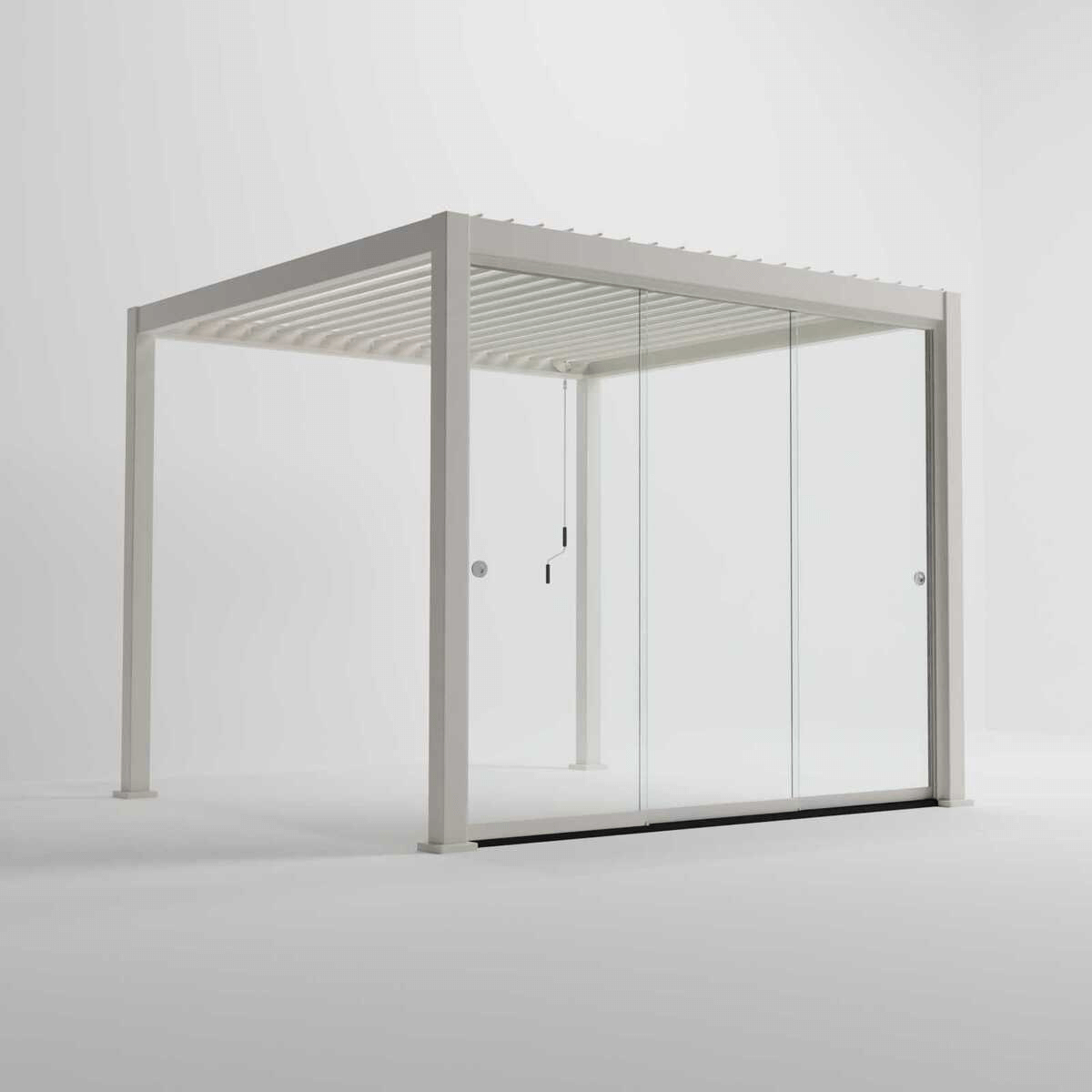 Nova Titan Aluminium Pergola - Pebble