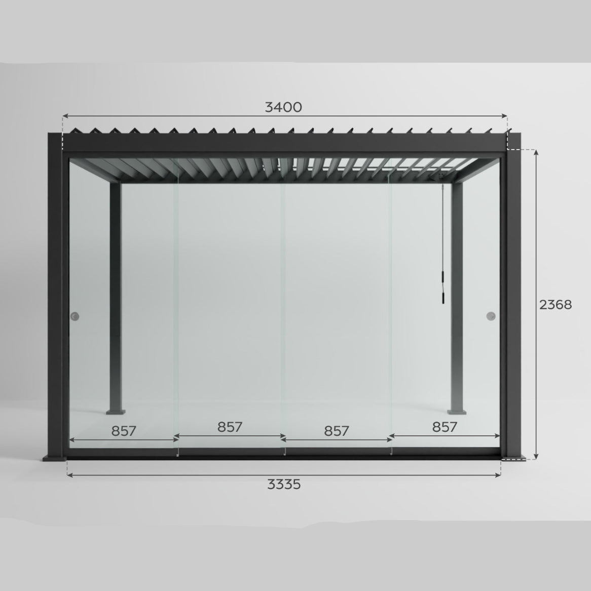 Nova - Titan 3.6M Glass Sliding Doors Pack
