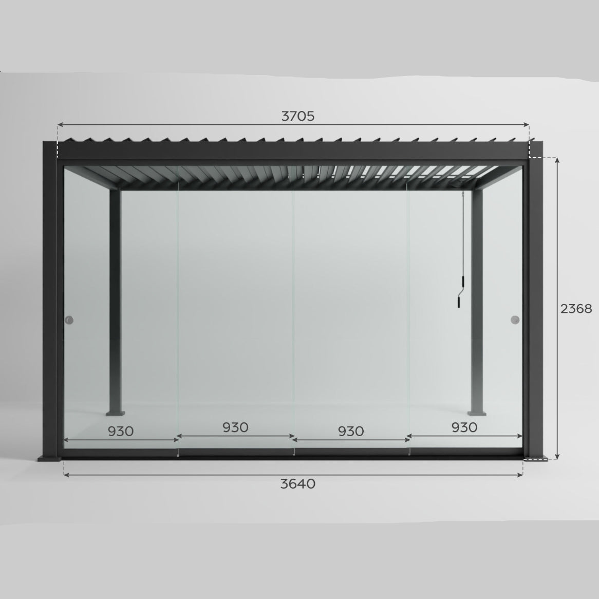 Nova - Titan 4.0M Glass Sliding Doors Pack