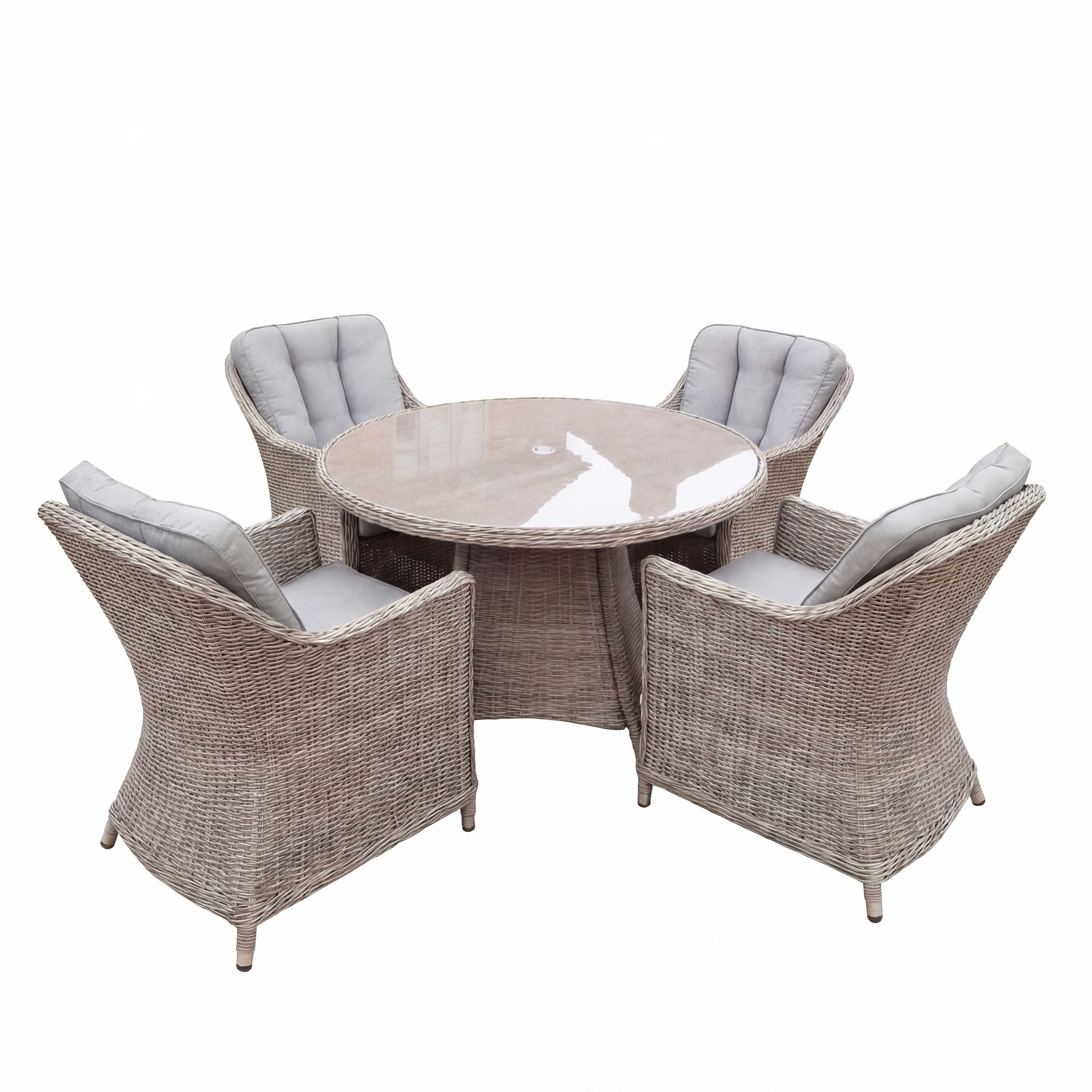 Nova Ivy Ceramic Glass Dining Sets — 2, 4 & 6 Seat Set