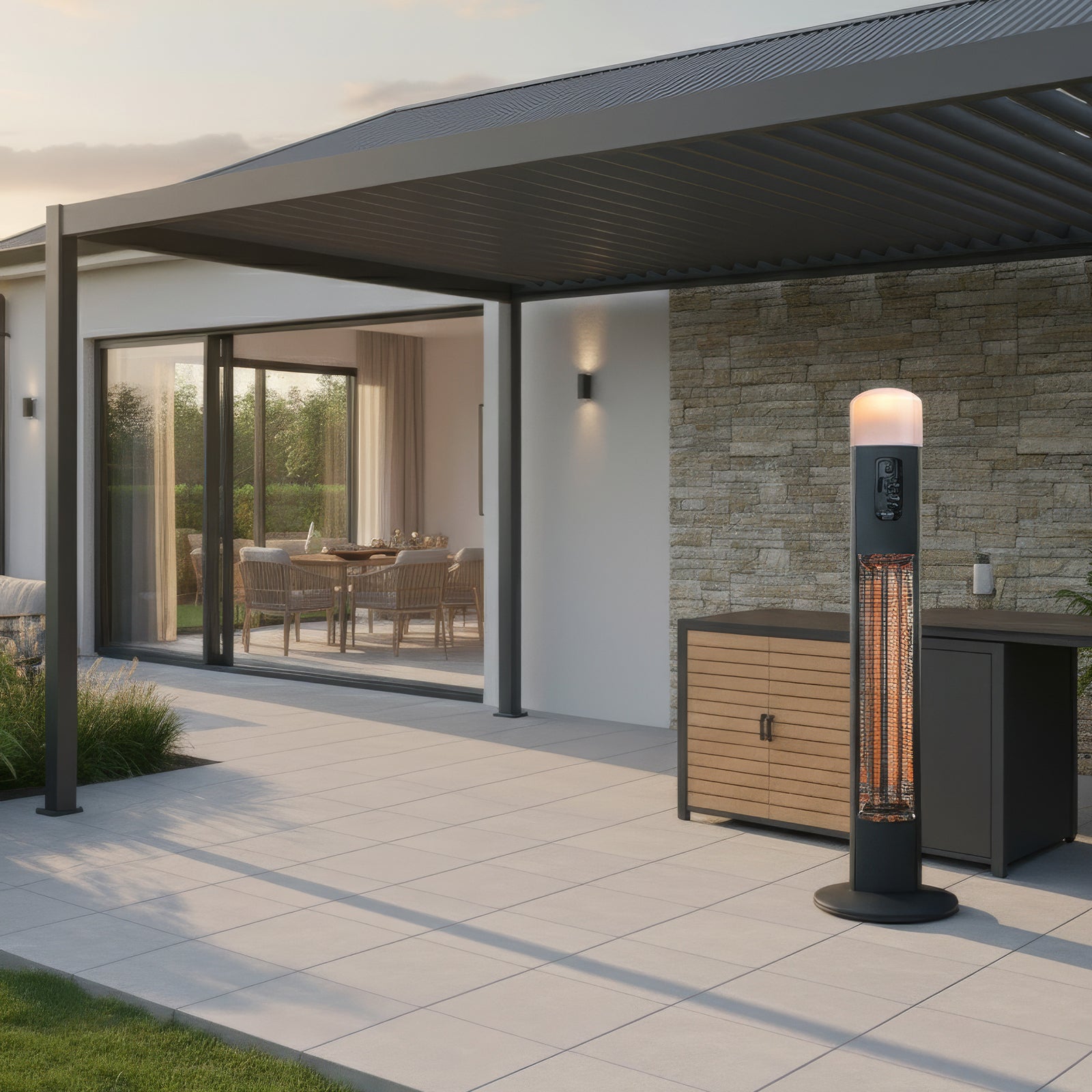 Diana Outdoor Pedestal Heater