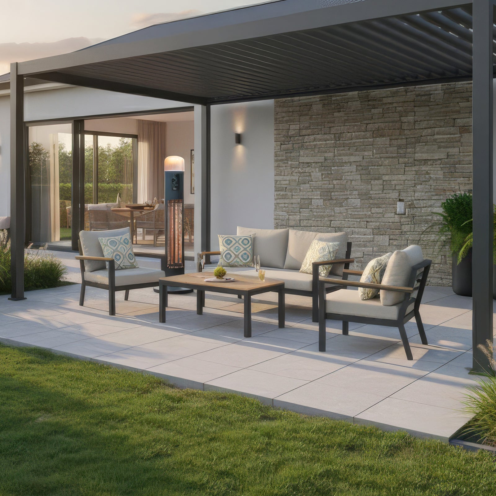 Diana Outdoor Pedestal Heater