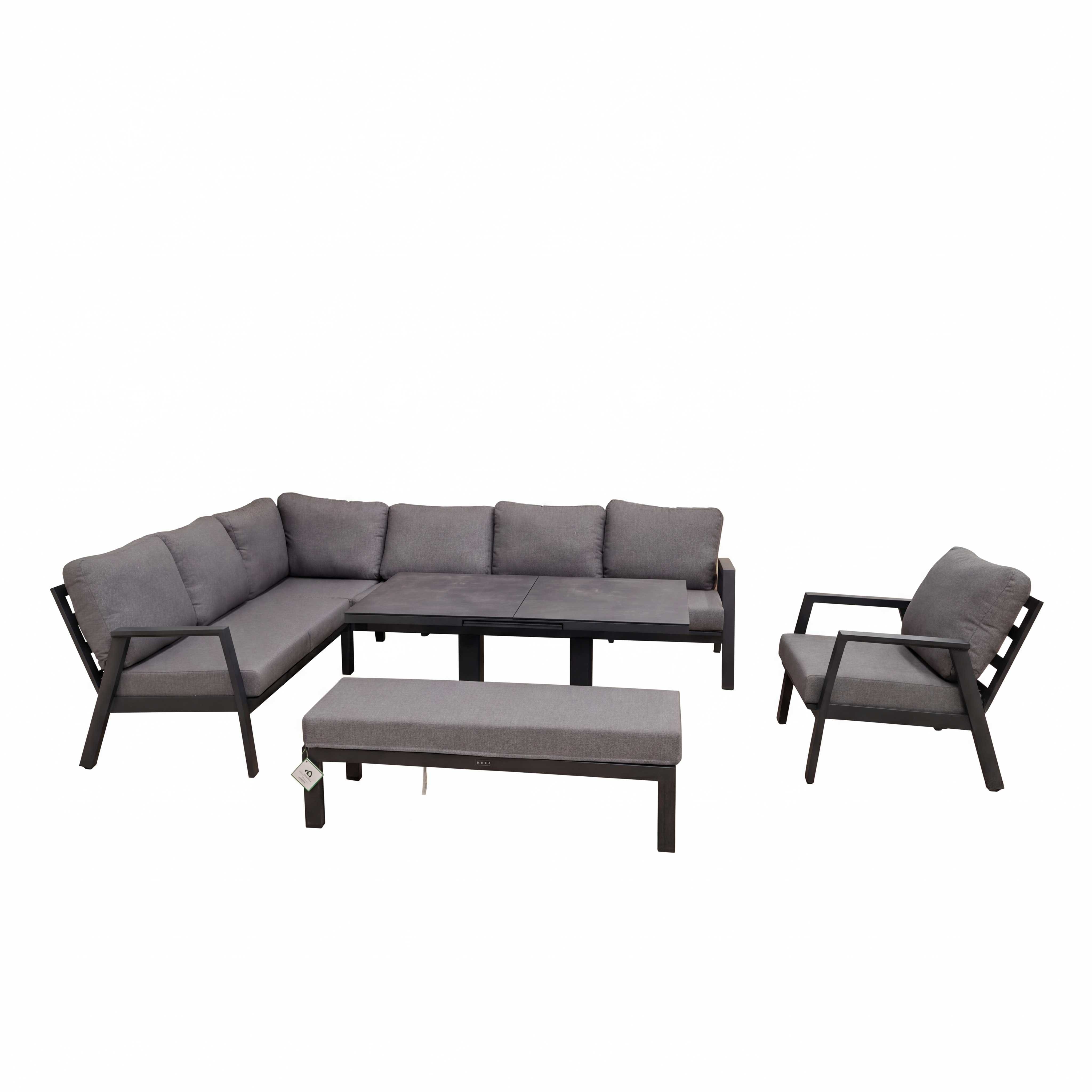 Nova - Phoenix L-Shaped Corner Sofa Lounge Dining Set