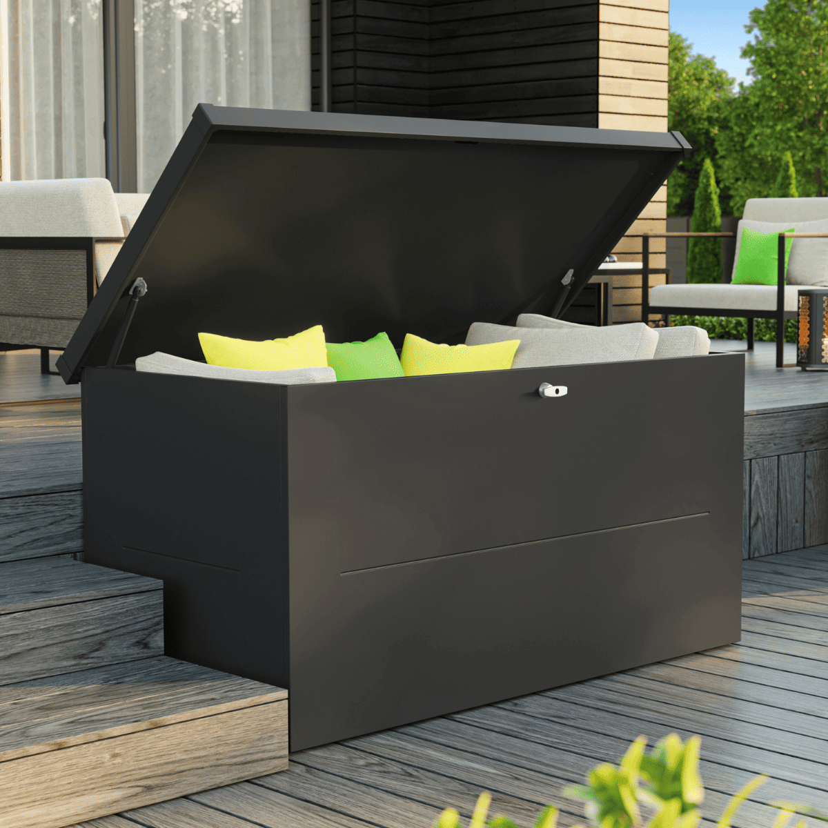 Telluria Nevio 160 & 180 – Garden Cushion Storage Box