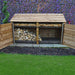 Normanton 4 ft brown solid open