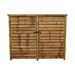 Normanton 6 ft brown solid closed