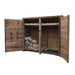Normanton 6 ft brown solid open