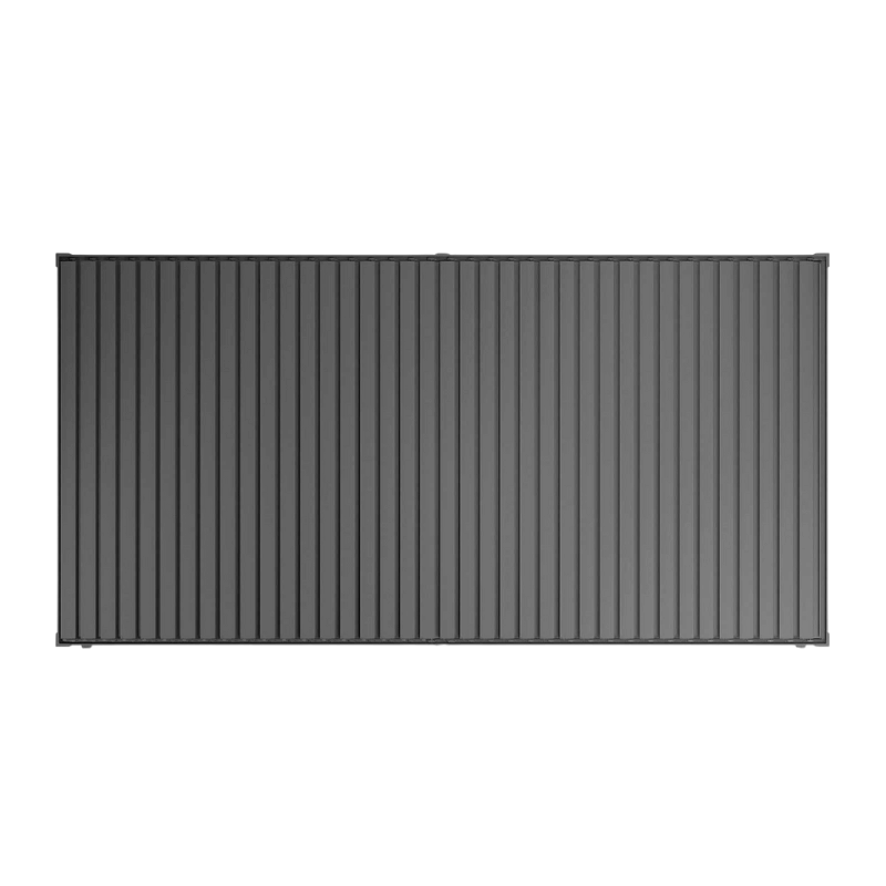 Nova - Titan 6x3 Rectangular Aluminium Pergola -  Grey