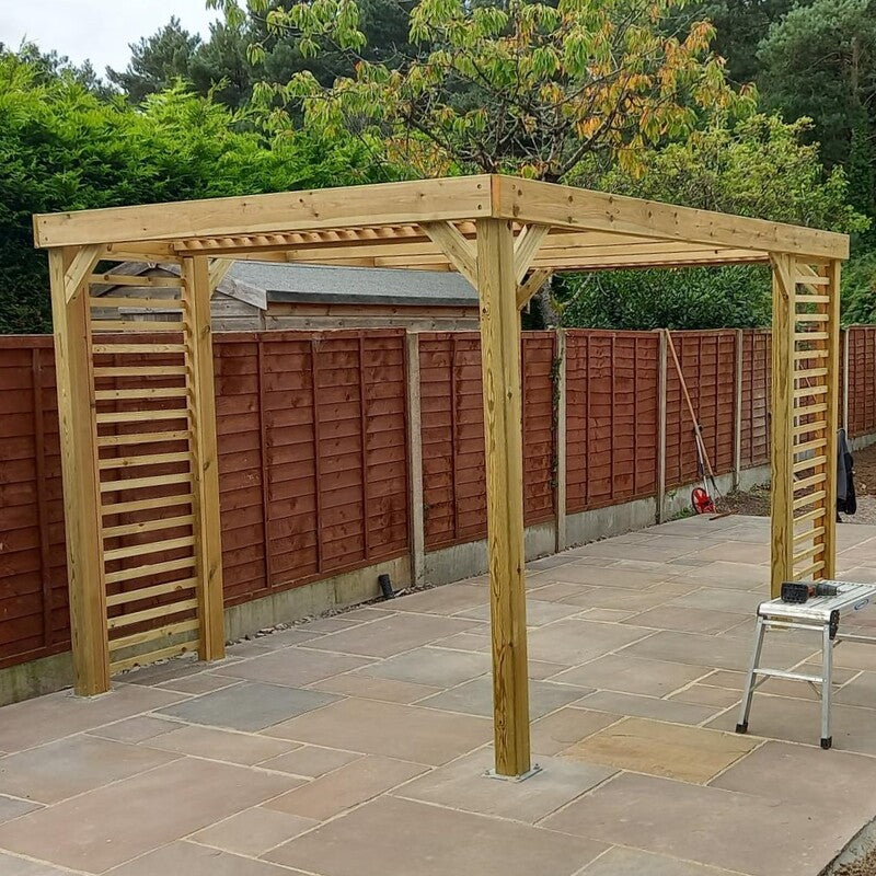4 x 3 Metre Wooden Pergola