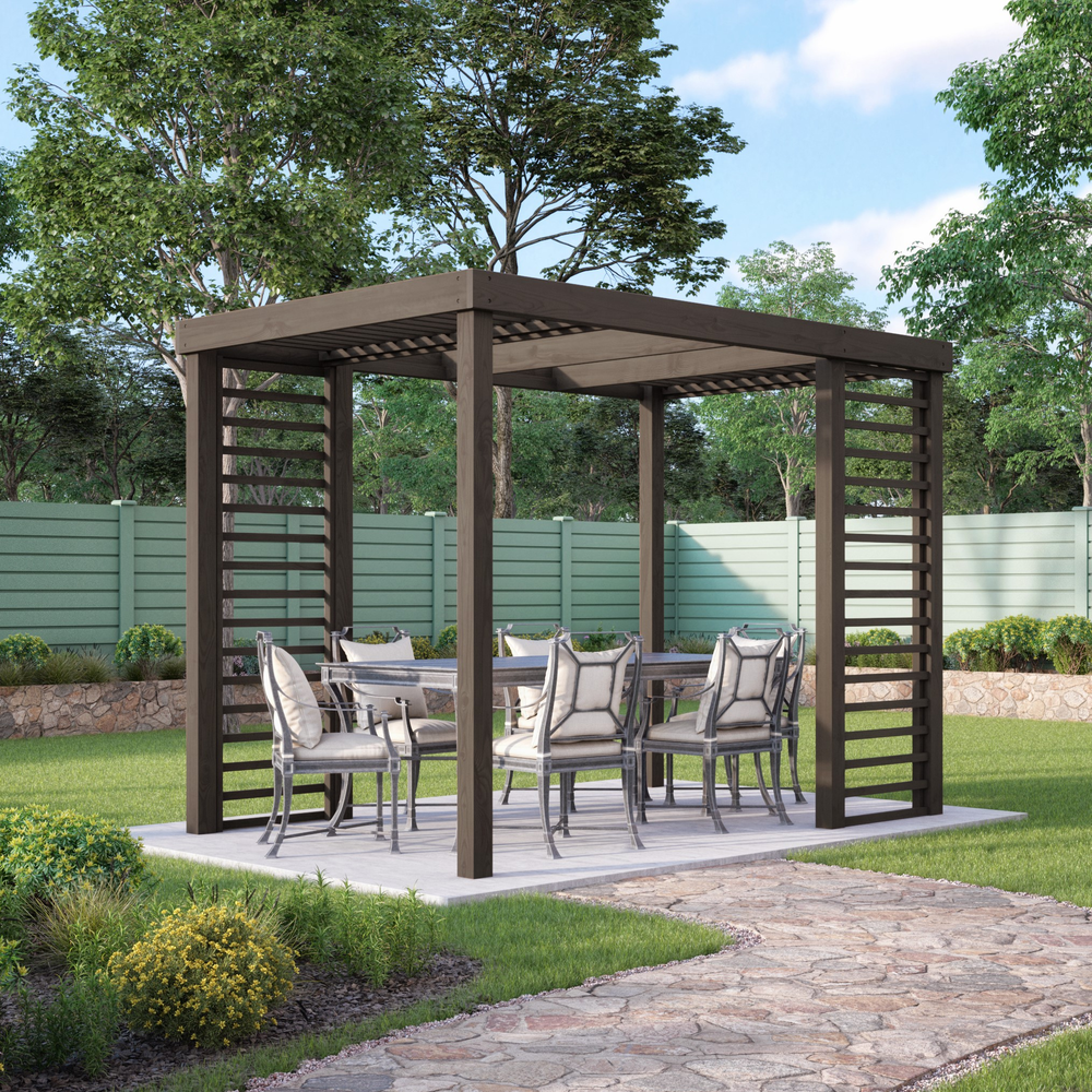 4.8m x 4.8m Panel Pergola