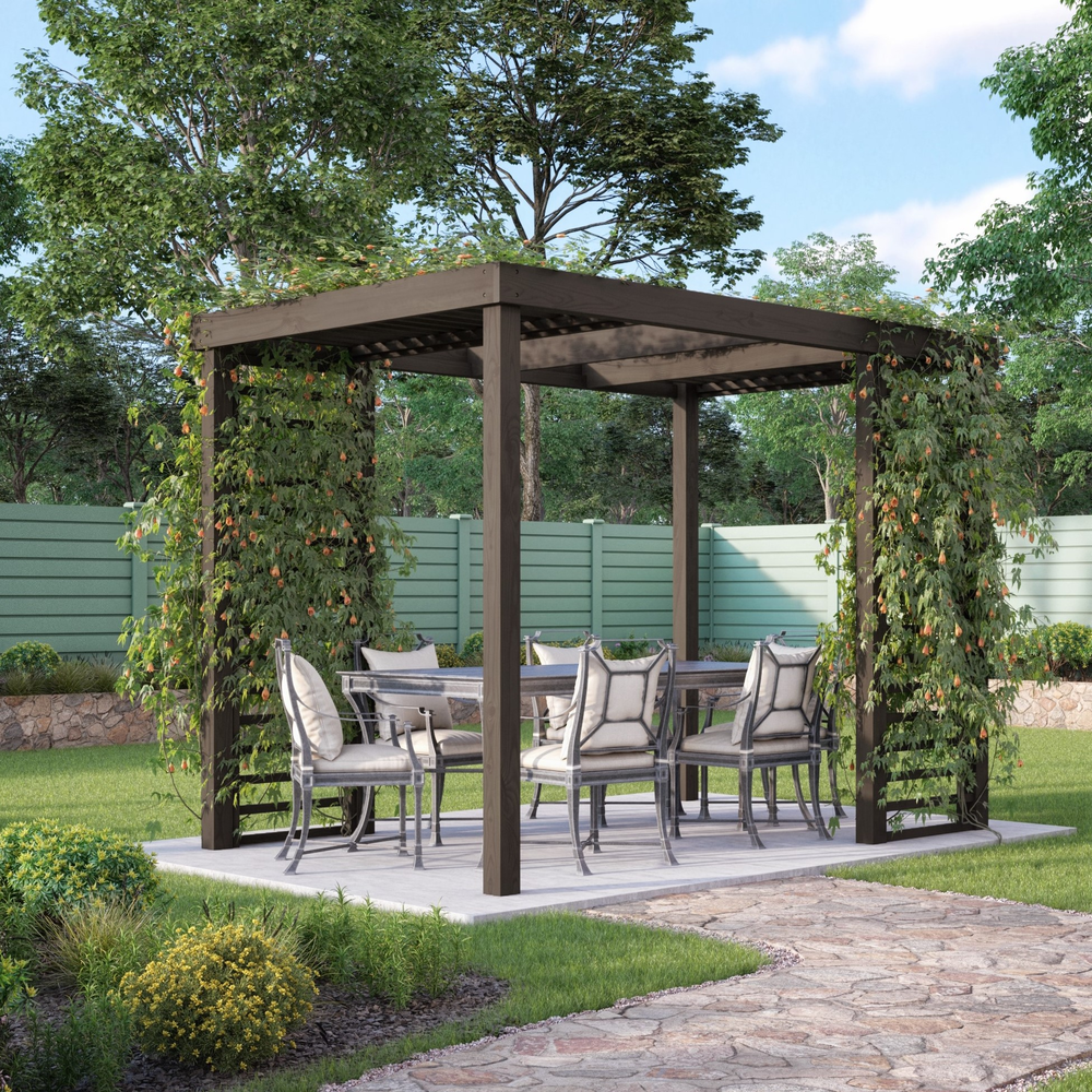 4.8m x 4.8m Panel Pergola