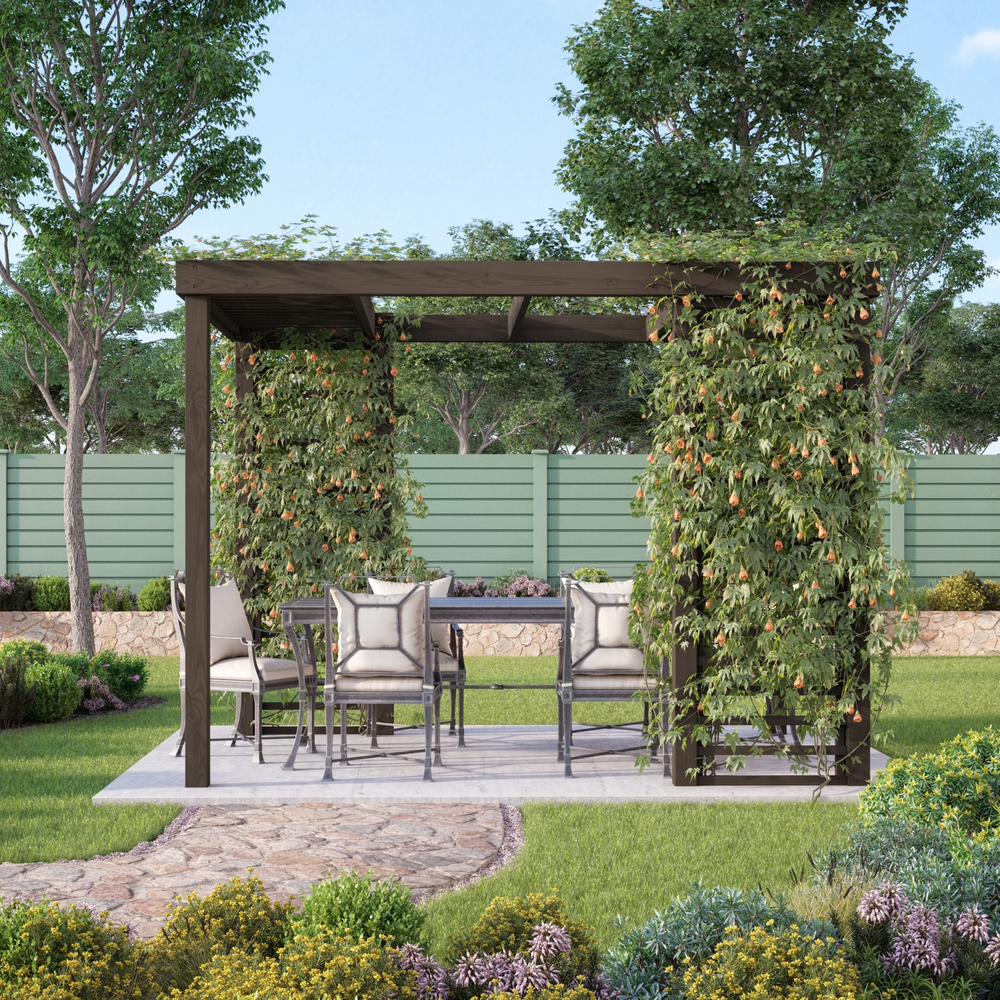4.8m x 4.8m Panel Pergola