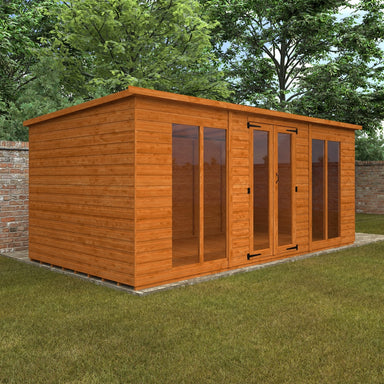 Full Pane Pent Workshop Summer House Retreat