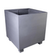 Polystone Contemporary Cube with feet Planter grey